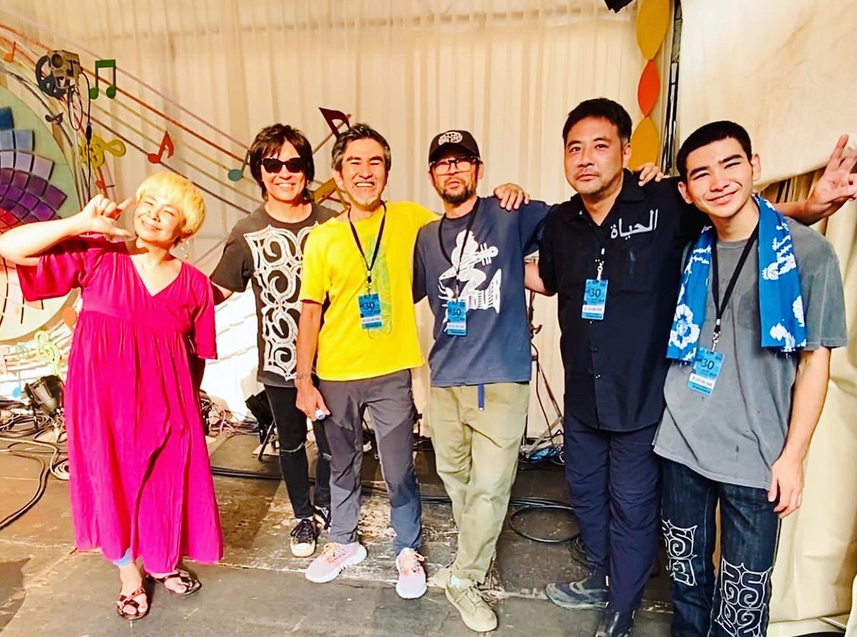 ChikarStudio's tweet photo. FUJI ROCK FESTIVAL'23
OKI &amp; Rekpo with 沼澤尚+内田直之
@Gypsy Avalon🎵

OKI DUB AINU BAND同様に大盛況でした👏👏👏
ご来場の皆様、関係者の皆様、ありがとうございました🙏
また、遠方からご声援いただいた皆様にも感謝🙏

#okidub #fujirock2023 https://t.co/NFOmazIoya