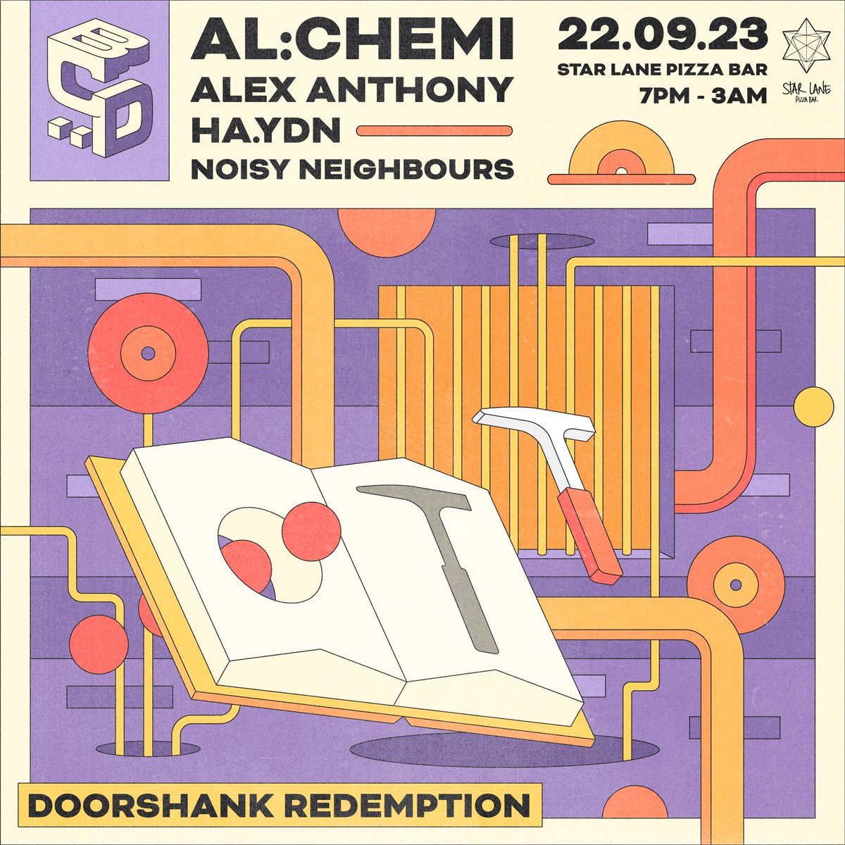 Here’s how the crews lining up…🔨

We bring back some good friends to help us with the big escape from Starlane Penitentiary…⛓️

Tickets are on sale now, link in bio🎟️