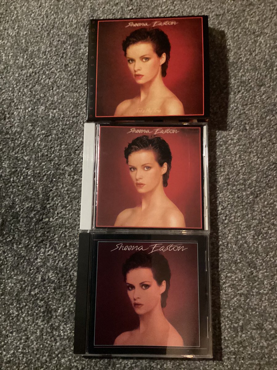 dearianfawn's tweet photo. I have three versions of the #SheenaEaston #TakeMyTime / #SheenaEaston debut album on #CD plus the original #vinyl album I bought from #Woolworths - I wonder if I will live to see another reissue ? I’d love some up to date remixes of #ModernGirl #9to5 and #OneManWoman https://t.co/xx56SfN2Xb