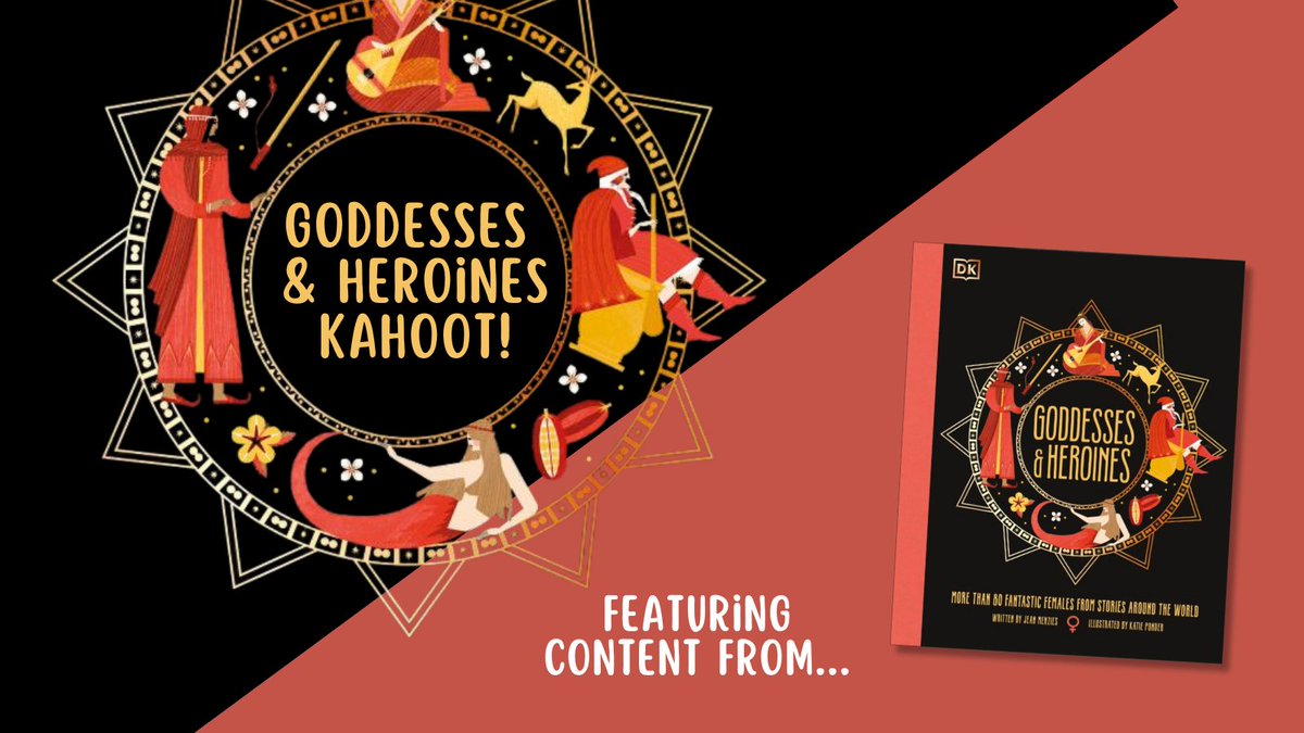 DK_Learning's tweet photo. Help your learner discover the legendary goddesses and heroines from around the world and throughout history in our latest @Kahoot!
https://t.co/cqB7109tI8 #dklearning #mythology #historykahoot https://t.co/g0l1YR1ep4