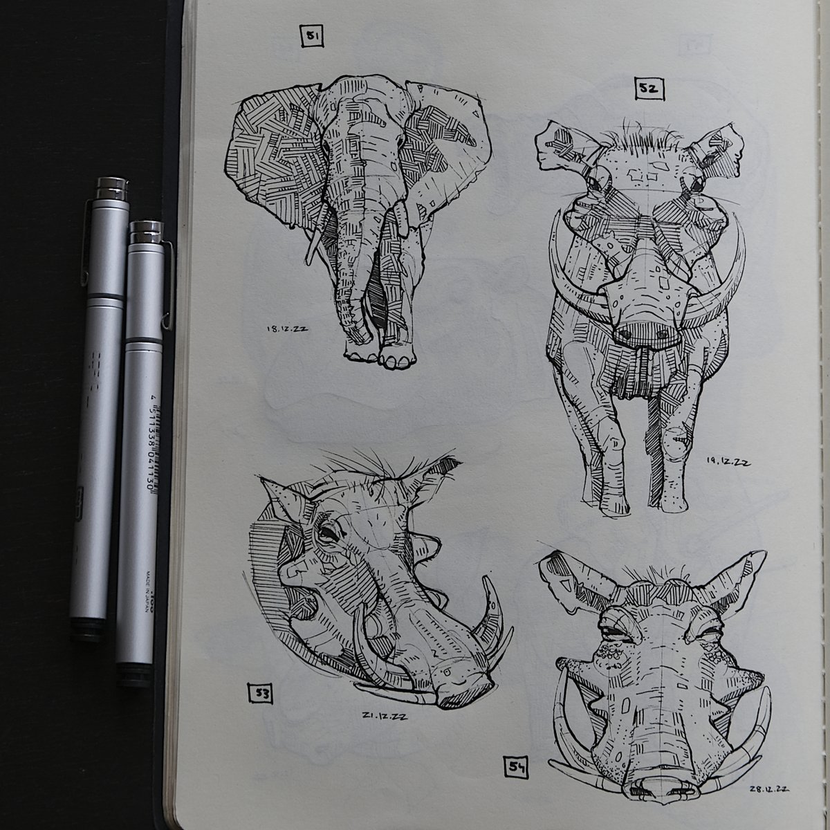 Love to Sketch ? We just have added a 'traditional art' channel in Discord Channel . Let's join us and share your work :   Credit : All sketches by Philipp Höhnel , shared on IAMAG Discord Server
