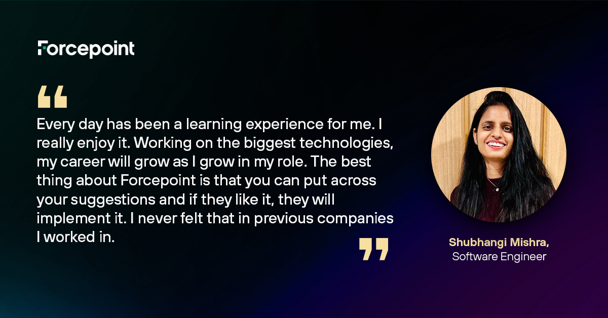 ForcepointSec's tweet photo. Want a career with impact? Join us in engineering the future of cybersecurity! Our team in India is hiring technical talent in Mumbai with opportunities including Software Engineering, DevOps, Cloud Ops, QA Testing and more: https://t.co/WMJfo5gKkQ
#hiring #weareforcepoint https://t.co/tbtIKlPveL