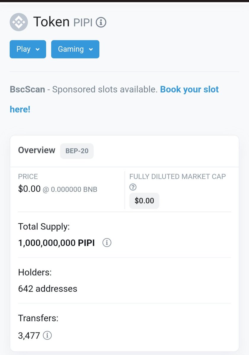 There are already 642 holders with the PIPI_ARMY! <a href="/binance/">Binance</a> <a href="/CoinMarketCap/">CoinMarketCap</a> <a href="/cz_binance/">CZ 🔶 BNB</a> <a href="/ElonMuskAOC/">Not Elon Musk</a> <a href="/MARCIANOPHONE/">MarcianoTech/Finanzas/Vlogs</a> $BEN  $PEPE #PEPEBURN $FLOKI $MONG #DINOLFG #BABYDOGE #TURBO #NOOT #VOLT #OGGY #WAGMI #REFUND #WKC #SMUDGE #ELMO #KING #NGMI #MRF #LARRY #CAPO #DONS #JEFF #PAPA