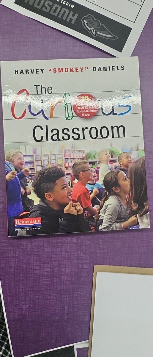DrPleasant1908's tweet photo. #choiceweek @HudsonMiddleS More to come @HeinemannPub https://t.co/r9IEyPZ0gi