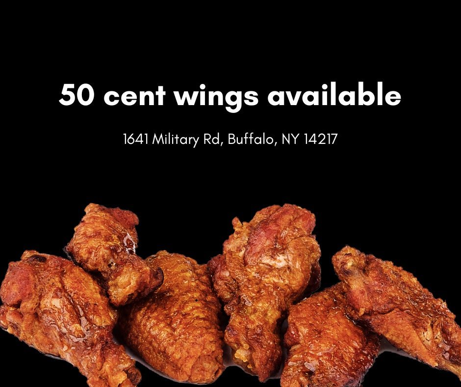 PortersPlace716's tweet photo. Happy August 1st! All day, every day, get your 50-cent wings with a drink purchase! DINE IN ONLY.
We look forward to seeing you this week:
π 1641 Military Rd, Buffalo, NY 14217
#50centwings #wingspecial #buffny https://t.co/Mq6zAEjWI4