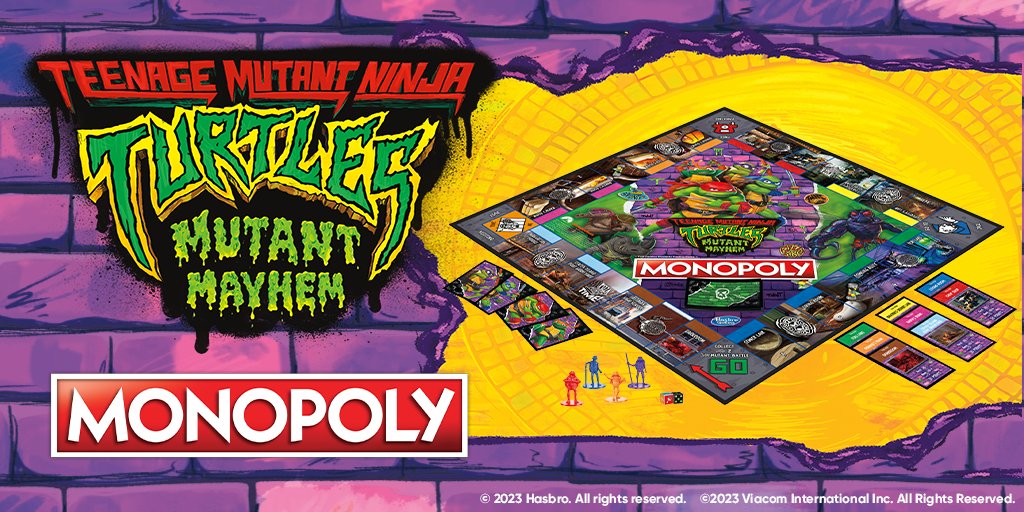 Monopoly Teenage Mutant Ninja Turtles: Mutant Mayhem Edition – Hasbro Pulse