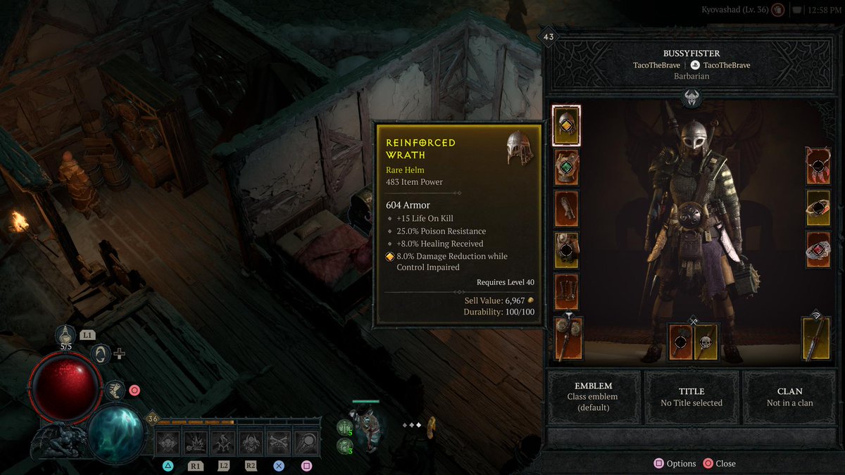 Crimson_Ryan's tweet photo. #PS5Share, #DiabloIV https://t.co/UAxzuFNesU