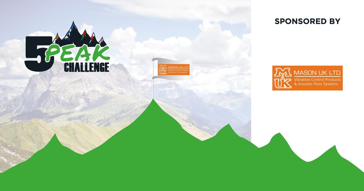 DPS (@dps_water) on Twitter photo There are 9 days to go until our #5PeaksChallenge & the donations are still coming in & we want to thank <a href="/MasonUKLtd/">Mason UK LTD</a> - the UK & Ireland agent for Mason Industries who are sponsoring Scafell Pike!
We’re at £28,000 - you can still donate & track us here ➡️
5peakschallenge.ie There are 9 days to go until our #5PeaksChallenge & the donations are still coming in & we want to thank <a href="/MasonUKLtd/">Mason UK LTD</a> - the UK & Ireland agent for Mason Industries who are sponsoring Scafell Pike!
We’re at £28,000 - you can still donate & track us here ➡️
5peakschallenge.ie