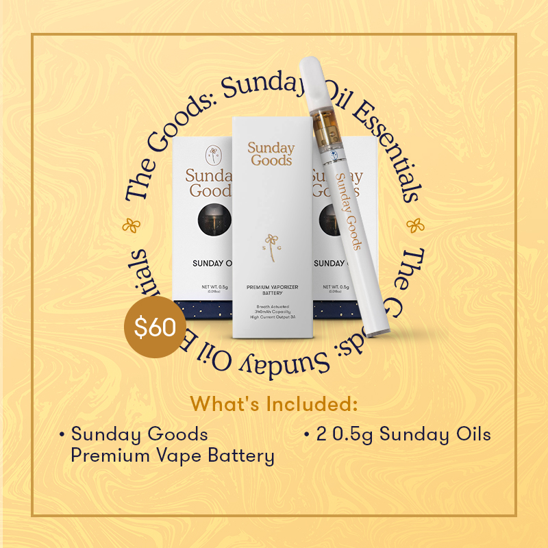 sundaygoods's tweet photo. Get The Goods &amp; save on your favorite essentials. Now available at both Tempe &amp; Phoenix locations, in-store only. 

#SundayGoods #Cannabis #ArizonaCannabis #AZBusiness https://t.co/tVyReJ5VoX