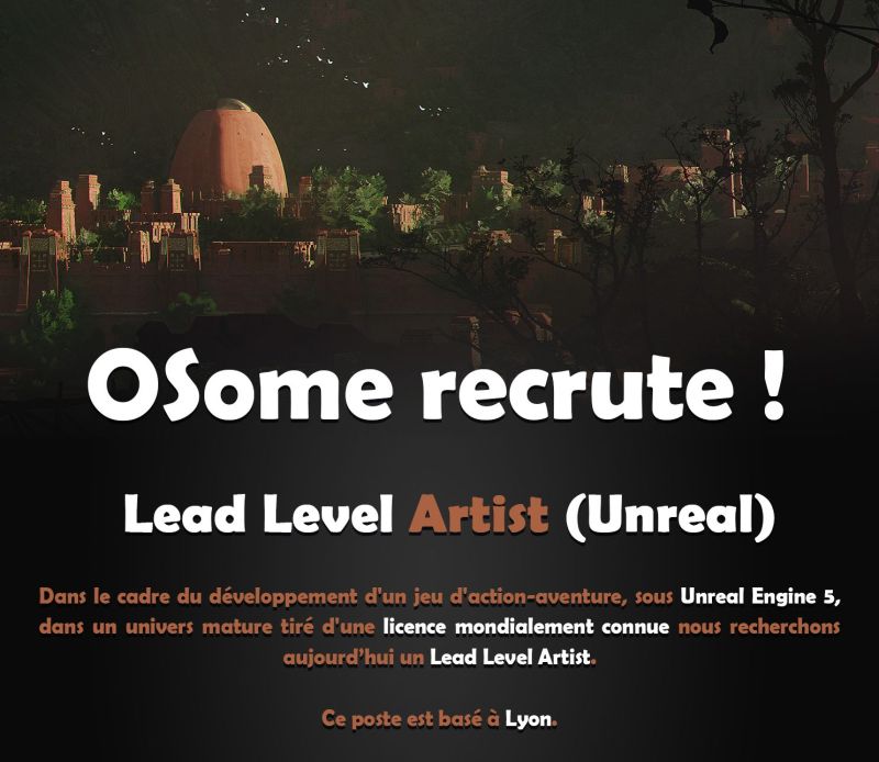 OSomeStudio's tweet photo. Rejoignez notre équipe de Lyon pour un nouveau projet ! https://t.co/Fs4p9P2FnY