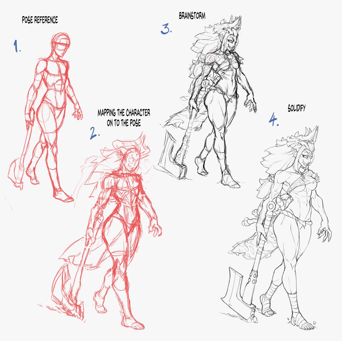 Shardanic_Art's tweet image. Here is a little way to think about structure when breaking down a reference.

Featuring the heroes at @theposearchives !

This was made possible by my incredible Patr0ns 😁

Let me know if this is helpful at all :P