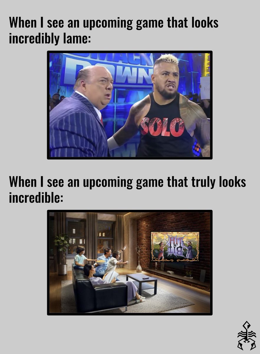 digi_scorp's tweet photo. Incredible upcoming games are the best upcoming games.
#HitNBit #videogamememe #memes #DSImemes https://t.co/oot5paVk8e