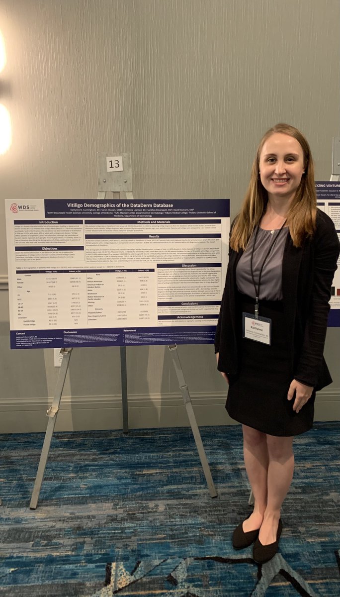 #Travelgranttuesdays Kaitlynne Cunningham MS4, presented her research at the Women’s Dermatologic Society Forum in Orlando, Florida!
