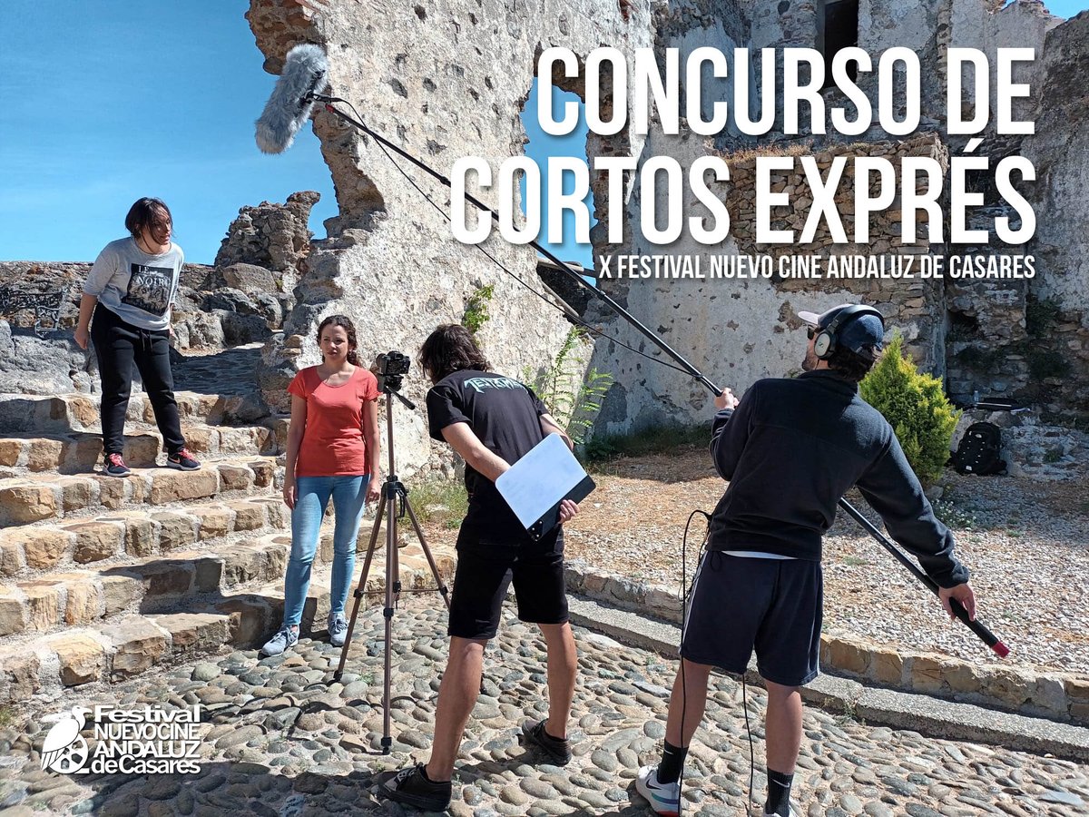 ‼️CUMPLIMOS 10 AÑOS‼️
CONCURSO DE #CORTOSEXPRÉS 
Rueda en #Casares un corto de menos de 8' del 29/sept al 1/oct. 2100€ en premios. Inscripciones hasta el 29/sept 

¿Problemas de logística? escríbenos 
‼️ NO PUEDES FALTAR EN ESTE X ANIVERSARIO‼️

nuevocineandaluz.com/bases-concurso…