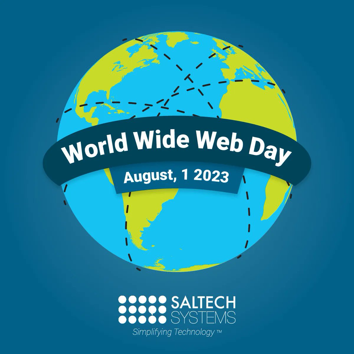 Saltech_Systems's tweet photo. As Iowa's leading web design agency, we are happy to celebrate #WorldWideWebDay 🌐 Why are you thankful for the web? #webdesign #iowa #smallbusiness https://t.co/HyPTy6XQUF