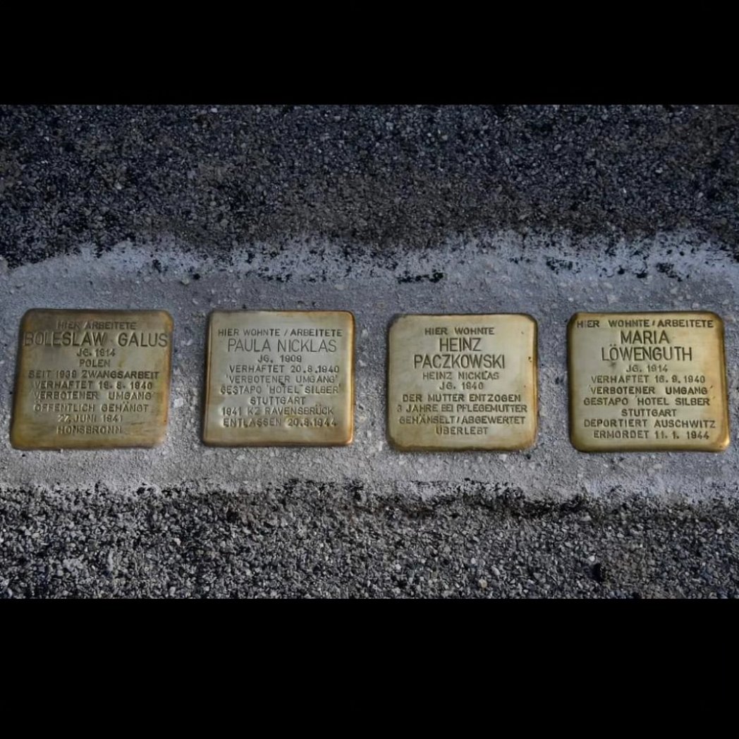 StAr_Montabaur's tweet photo. #Stolperstein für Frau Maria Löwenguth aus #Montabaur im #Westerwald bei #Weikersheim verlegt.
Aufgrund ihr vorgeworfener #Rassenschande lieferte man sie ins  #Konzentrationslager ein. Sie starb 1944 in #Auschwitz . Nähere Infos s. anbei. 

 #Polenerlass #NeverForget https://t.co/H4B0tDQB2P
