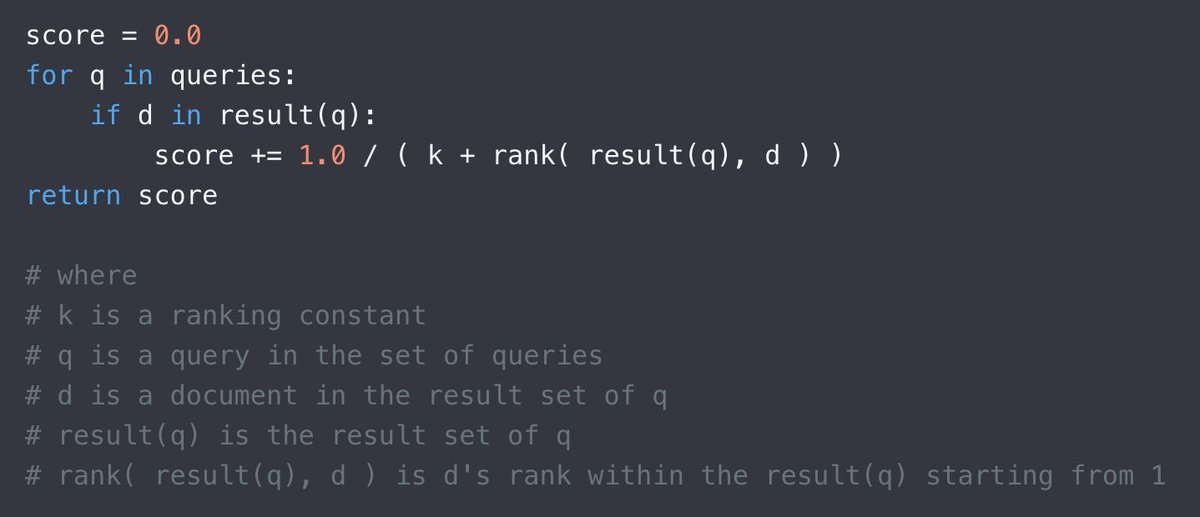 xeraa's tweet photo. quick look at my favorite features in @elastic / #ELK stack 8.9:

1. combine vector (bring your favorite model), keyword (BM25f), and text expansion (ELSER) search with Reciprocal Rank Fusion (RRF) https://t.co/gFQX5vo3rb