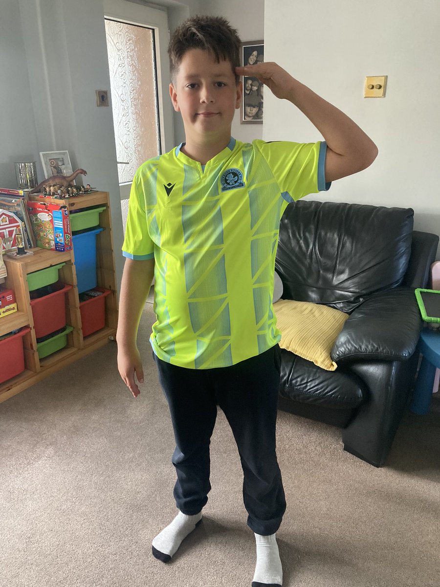 New shirt arrived just in time for the first game of the season. Come on rovers! <a href="/SamSzmodics/">Sam Szmodics</a>