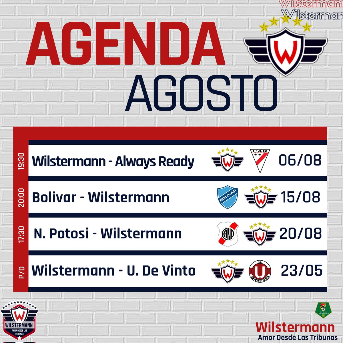 WTribunas's tweet photo. AGENDA AGOSTO 
Se viene un nuevo mes, y con ello 4 partidos para el rojo, 2 de visita y 2 en casa a pesar que el último partido aun no tiene hora ni estadio confirmado debido al mantenimiento que se le realizara al Felix Capriles https://t.co/vQbfxGHuPa
