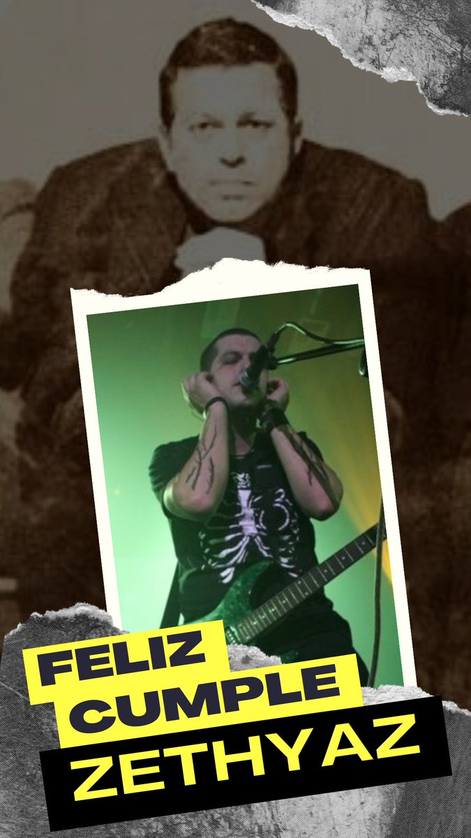 sabaoth_py's tweet image. Hoy saludamos por su cumpleaños al gran @zethyaz 
Muchas felicidades Juanma! 🤘