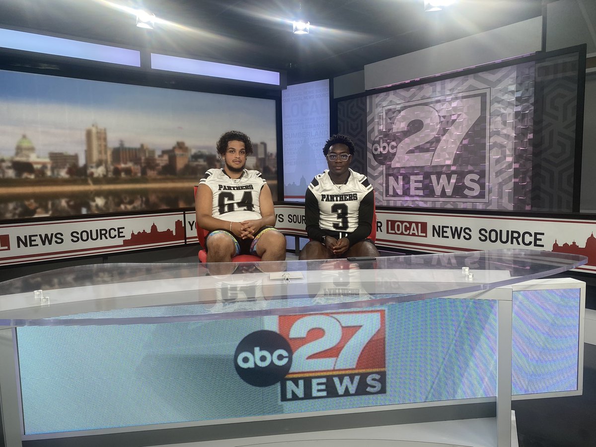 abc27Sports's tweet photo. Studio and content center tour for @cdeastfootball https://t.co/5WJwGG2jJh