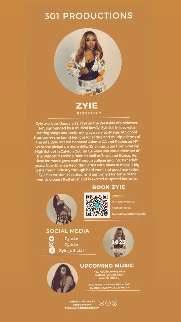 ZYIE_Official's tweet photo. BOOK ME!!! MY BOOKINGS ARE NOW OPEN !!! #RNB #ZYIE #MUSIC #TRENDING #TOUR #SHOWTIME #tweetme
contact Dontay 585 -284-8045 https://t.co/qKymbJXigw