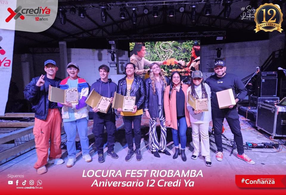 CoopCrediYa's tweet photo. #Riobamba
El día sábado se llevó a cabo el festival LOCURA FEST, la ciudad bonita recibió a grandes artistas @KikePavon, #Músiko, @vaesoficial, #LizzyParra, #PescadoVivo entre otros...👈
Gracias a todos los que asistieron a este gran evento. 🙌
#Aniversario12
#CrediYa https://t.co/i03EZKMHmf