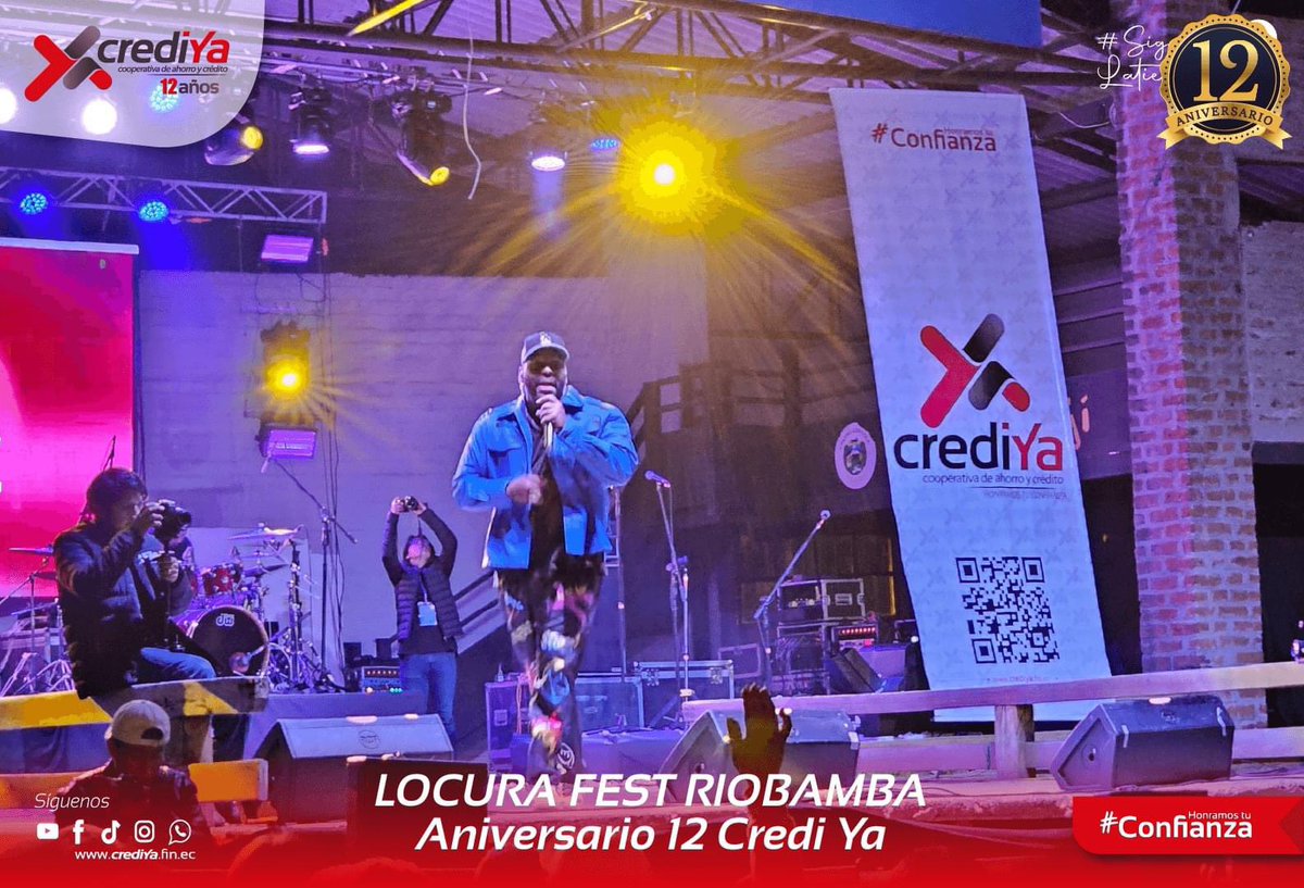 CoopCrediYa's tweet photo. #Riobamba
El día sábado se llevó a cabo el festival LOCURA FEST, la ciudad bonita recibió a grandes artistas @KikePavon, #Músiko, @vaesoficial, #LizzyParra, #PescadoVivo entre otros...👈
Gracias a todos los que asistieron a este gran evento. 🙌
#Aniversario12
#CrediYa https://t.co/i03EZKMHmf