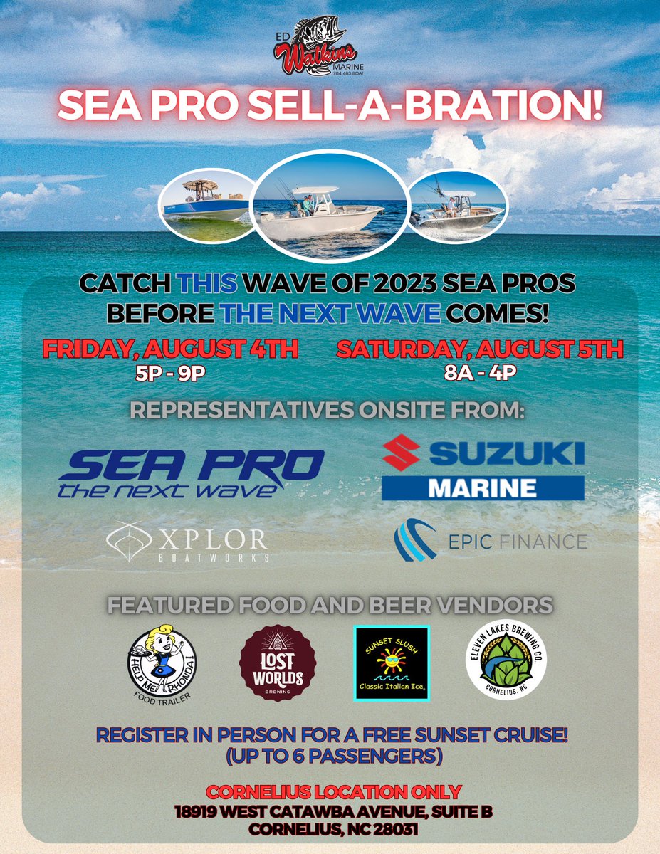 ED WATKINS MARINE tweet media