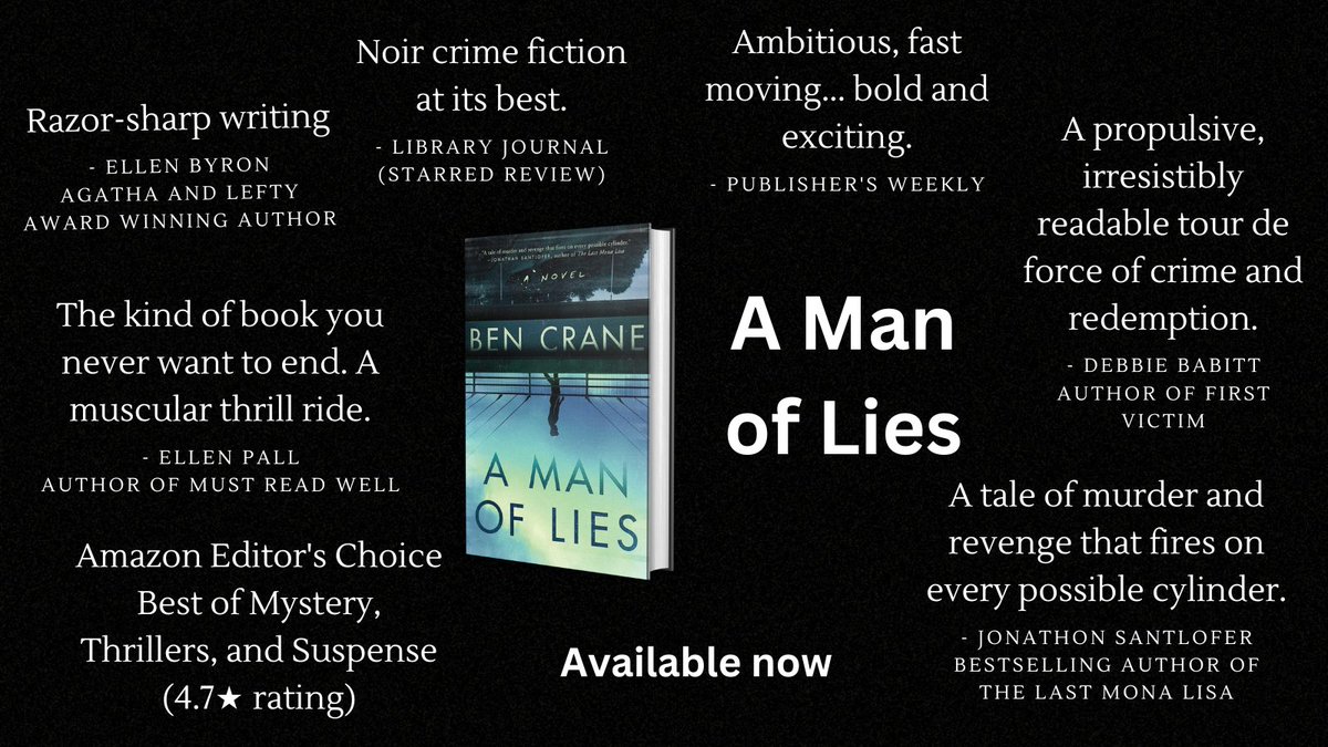 My queer crime thriller, A Man of Lies, has been out in the world for four weeks, and the response from critics and readers alike has been incredible! If you haven't picked up a copy yet, what are you waiting for? #crimefiction #indiebooks #LGBTQIA