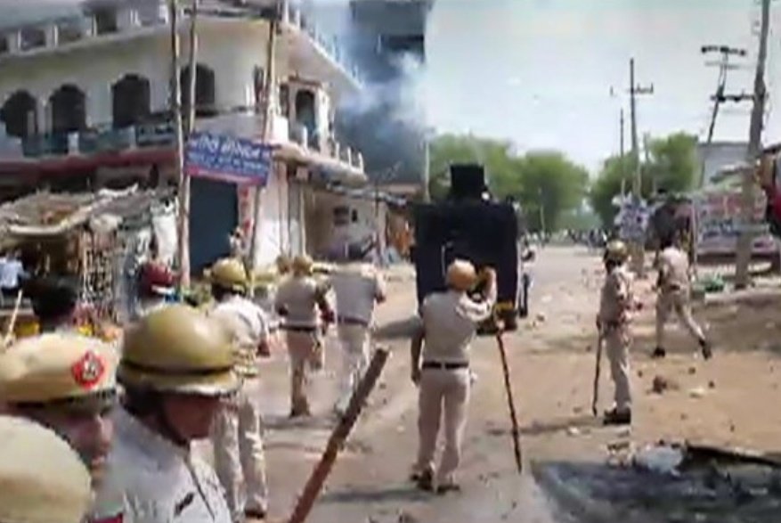 Bushra1Shaikh's tweet photo. Imam killed & mosque set alight by Hindutva extremists in #Haryana Originally from Bihar, his village cries for his Justice. Very little mainstream media coverage on this. Had this attack have been on ANY other group the uproar would be hard to miss.

And yet Modi continues to refute the ever increasing violence towards Minority Muslims in India.