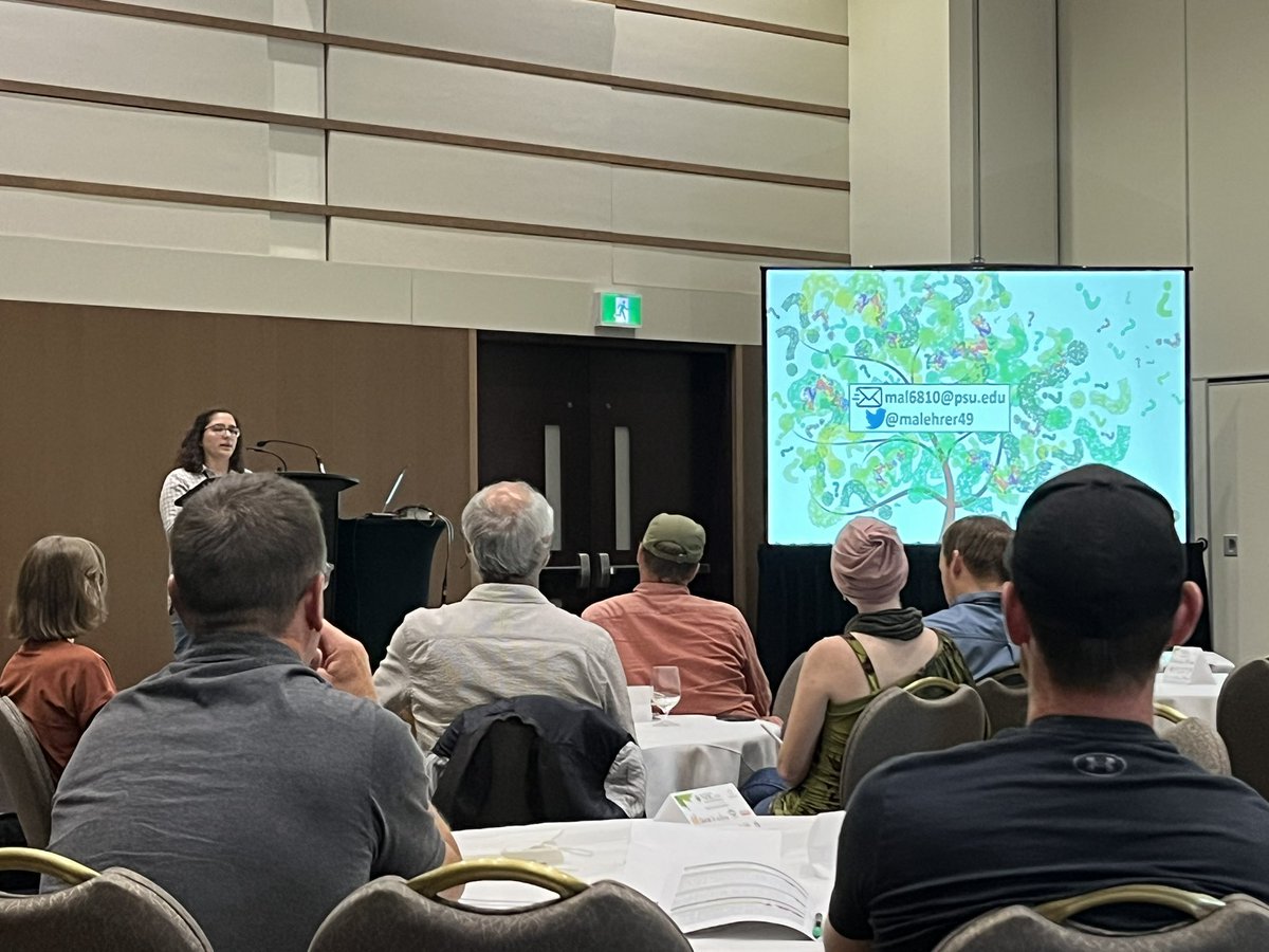 jilla_hamilton's tweet photo. Schatz Center for Tree Molecular Genetics from @PSUecosystems  repping at the #NorthernHardwoodConference in Fredericton, NB with @malehrer49 discussing how we are approaching preservation of genetic diversity for Black ash #conservation #exsitu #genetics #provenancetrials https://t.co/2Iw4A8x8RV