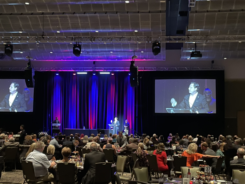 okcareertech's tweet photo. Congratulations and thank you to Oklahoma state representative Brian Hill and Oklahoma state senator Dewayne Pemberton! They are #OKSummit23βs distinguished service recipient. https://t.co/nJRBzw9myg