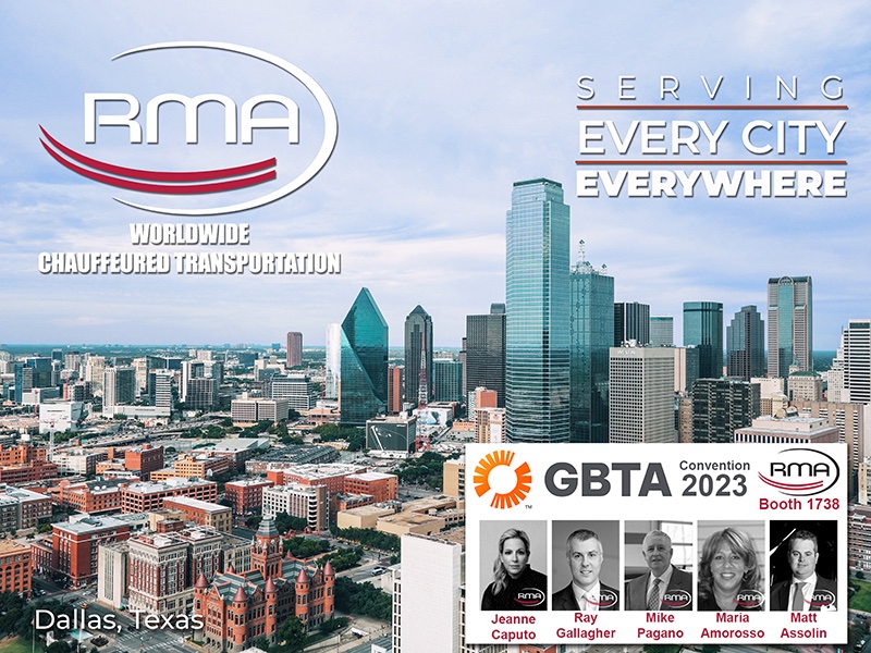 Please stop by GBTA 2023 Dallas booth #1738 August 13-15 to discuss why RMA should be your preferred partner for worldwide chauffeured transportation. 

Register for GBTA here:
convention.gbta.org

Call: 888-888-5466 (LIMO)

#Dallas #GBTA2023 #gbtaDallas2023 #roadshows