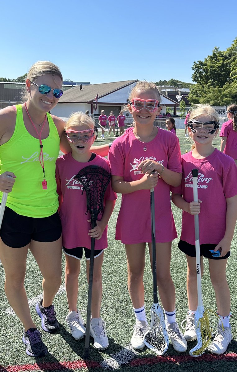 These 3 have had a busy summer!!Chelmsford youth police academy one week then My Little Laxers Camp a few weeks later.  #girlpower #growthegame 💪🏻 🥍