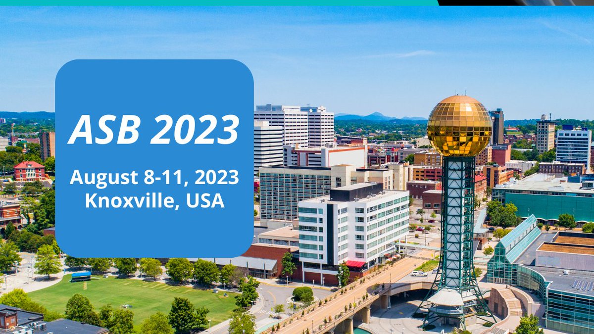 One week until #ASB2023 kicks off in #Knoxville. See you there!