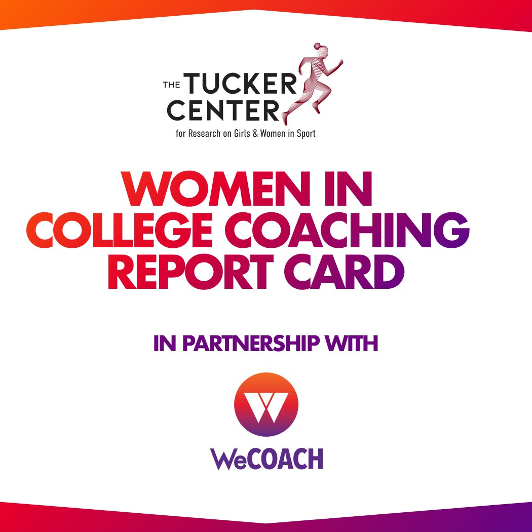 WeCOACH's tweet photo. We again joined forces with the @TuckerCenter to amplify the findings of the 2022-23 Women in College Coaching Report Card. 

It brings us joy to see the data from the 11th year of the WCCRC indicating a positive trend of growth!

Learn more at https://t.co/qBQgLe1Ggy https://t.co/FIKVHtKs3L