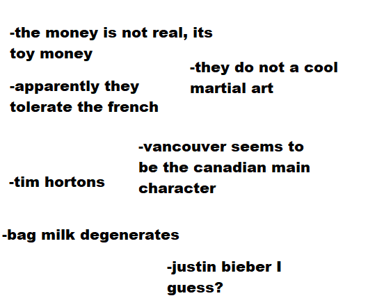 FlorkOfCows's tweet photo. I did 15 seconds of research on Canada so you dont have to https://t.co/Gq6ewcIwxT