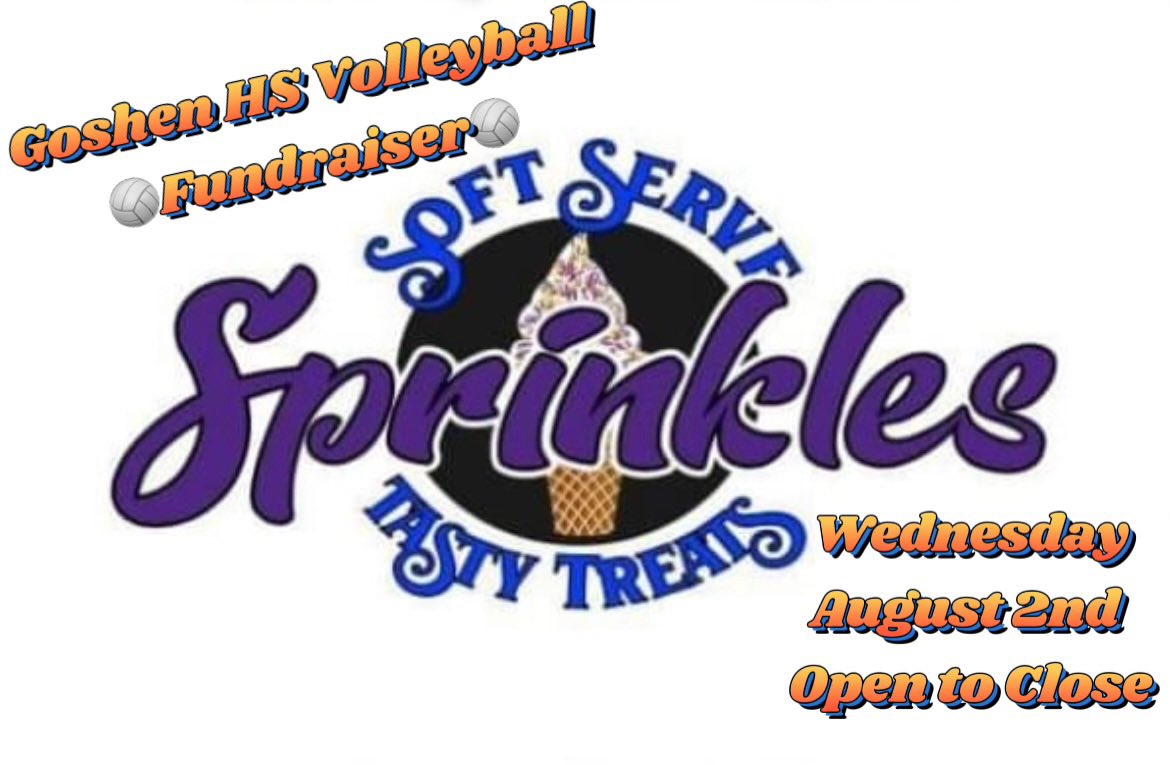 GoGHSVolleyball's tweet photo. Hit up Sprinkles tomorrow and help support the HS Volleyball program! 🏐🏐🏐 https://t.co/trhEeKqWpY