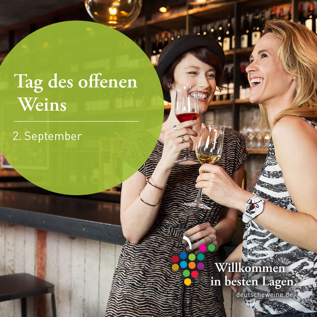 Drei, zwei, eins: Tag des offenen Weins am 2. September
Der Countdown läuft, die Weinhandlungen und Weinbars stehen bereits in den Startlöchern, denn es geht wieder los: am 2. Septemberkönnt ihr von 14-18 Uhr jeweils 3 heimische Weine für 7 Euro verkosten!
Also, aufgeht’s!