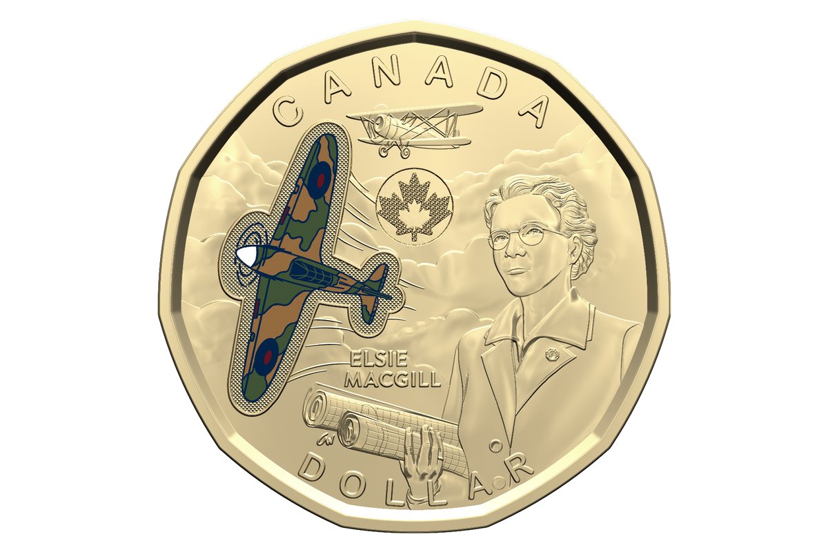 Today, the Royal Canadian Mint honoured #UofTEngineering alumna Elsie MacGill with a special one-dollar circulation coin.