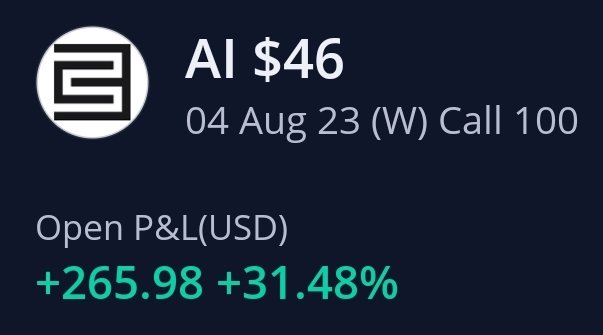 Will_Homere's tweet photo. $AI YUP  ✅️  
So far so good . 
#OutcomeIncome #WayUp #blessed
We want you to be a part of this.. Grab your spot 
https://t.co/coHiOKiLL3 https://t.co/I9k4hblu4m