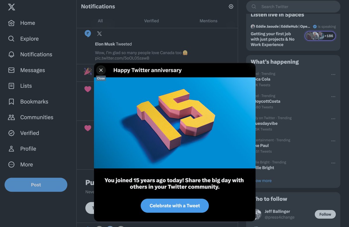 I thought that you now "post" messages on X as a platform.   Another fail on the consistent branding on this platform!