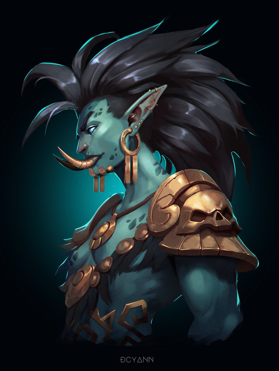 DCyan ๐ฎ๐จ (@dcyann) on Twitter photo I loved making this Zandalari Troll! It was super fun to make! I love it! Thanks <a href="/_Kuraiii_/">Kuraidoscope</a> for the trust and support!!! I loved making this Zandalari Troll! It was super fun to make! I love it! Thanks <a href="/_Kuraiii_/">Kuraidoscope</a> for the trust and support!!!