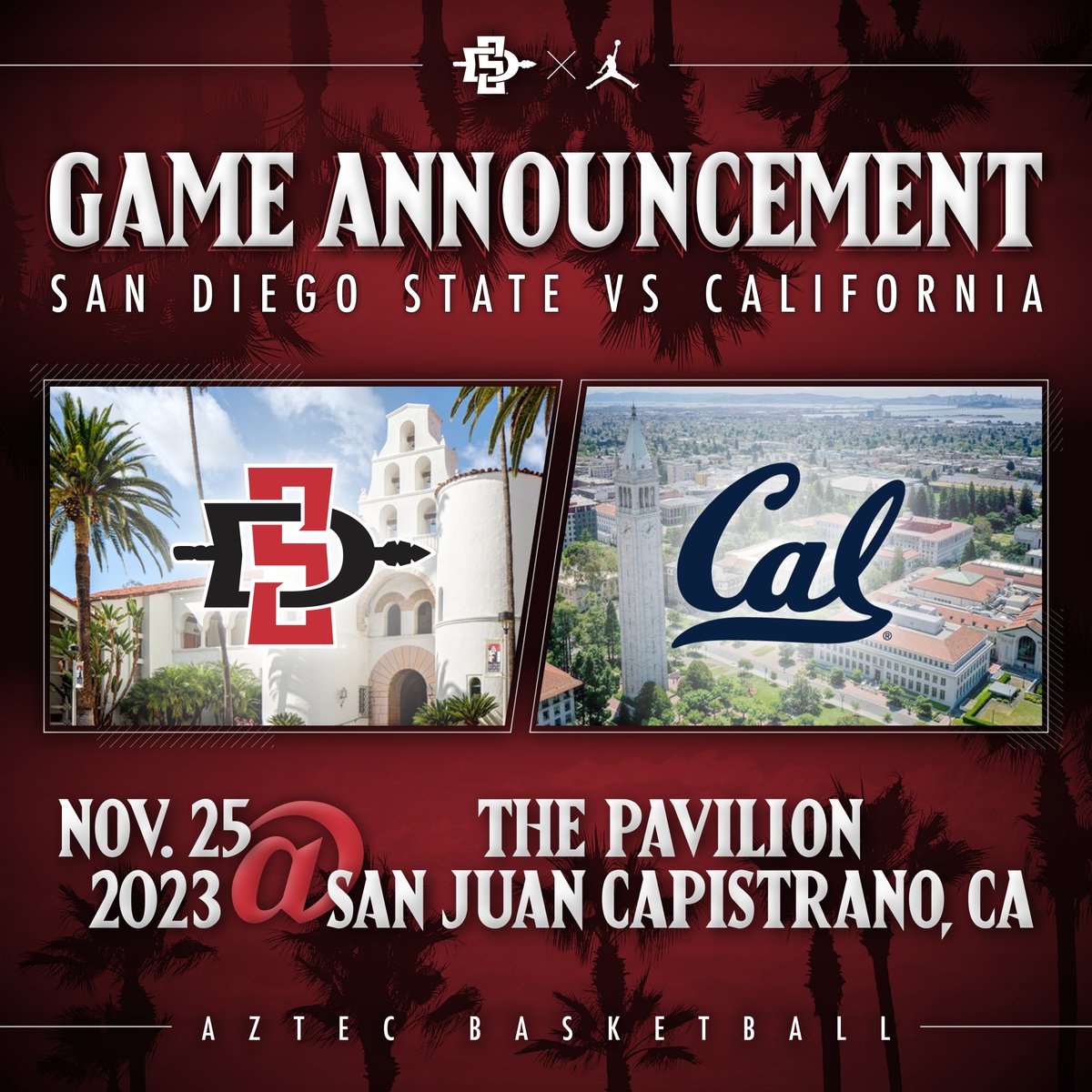 Aztec_MBB's tweet image. Off to the SoCal Showcase ☀

We&apos;re taking on Cal at The Pavilion in San Juan Capistrano! 

More info: bit.ly/3KojcER