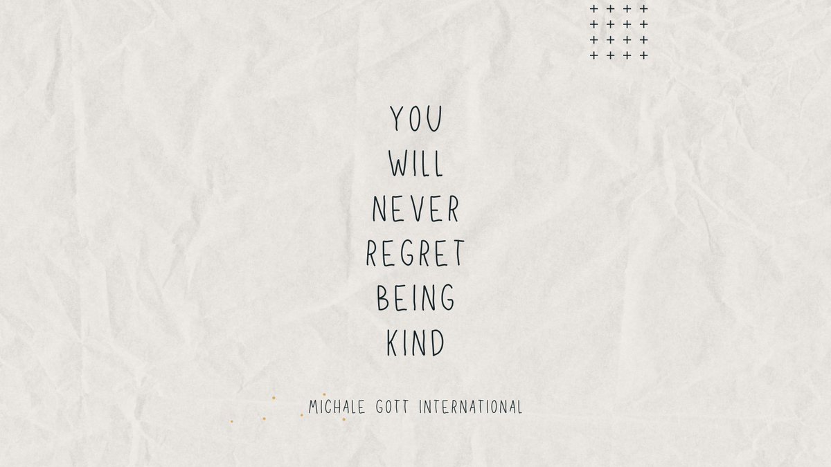 michaelgottint's tweet photo. you will never regret being kind #mgi #michaelgottinternational https://t.co/JvUq1oSwB9