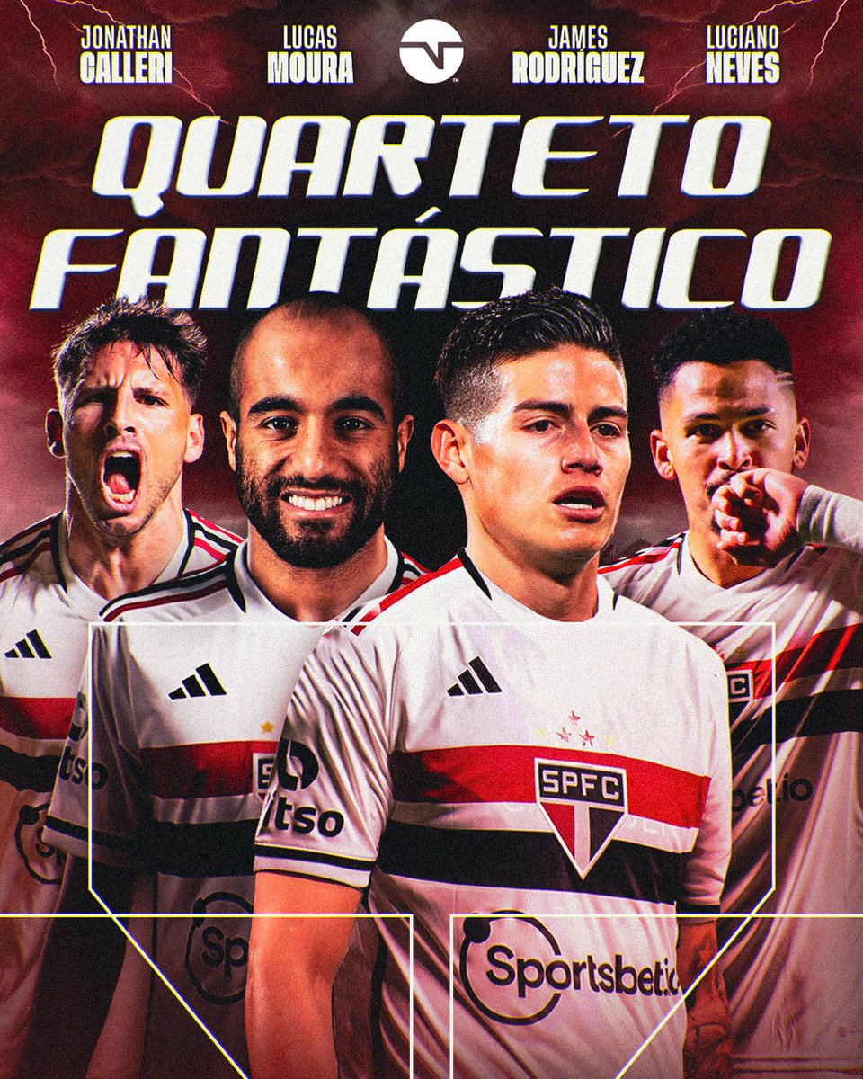 TNTSportsBR's tweet image. Infelizmente acabou a competitividade. Não existe mais nenhum adversário à altura do São Paulo de JAMES, LUCAS, LUCIANO E CALLERI no Brasil e na América do Sul. Talvez, a exemplo da Austrália, que se mudou da Oceania para o futebol asiático em busca de maiores desafios, esteja na…