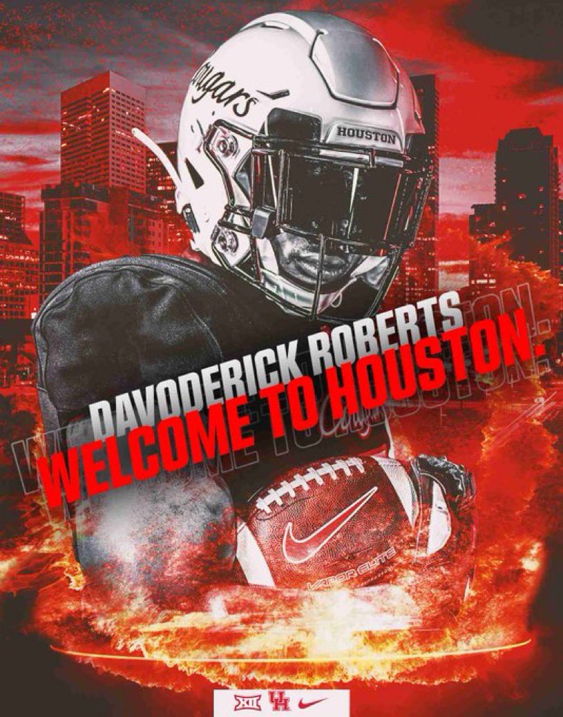 DMoney2025's tweet photo. Thanks @UHCougarFB &amp; @coachdavidrowe for the love https://t.co/zQ2X173JaF