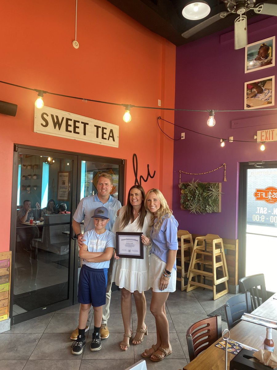 Gov. <a href="/SarahHuckabee/">Sarah Huckabee Sanders</a> visiting July Business of the Month <a href="/Tacos4LifeGrill/">Tacos4Life</a> 

For every taco, salad, rice, nachos the restaurant sells, a meal is donated to the non-profit Feed My Starving Children.
 
In June, Tacos for Life announced it had donated its 30 millionth meal.