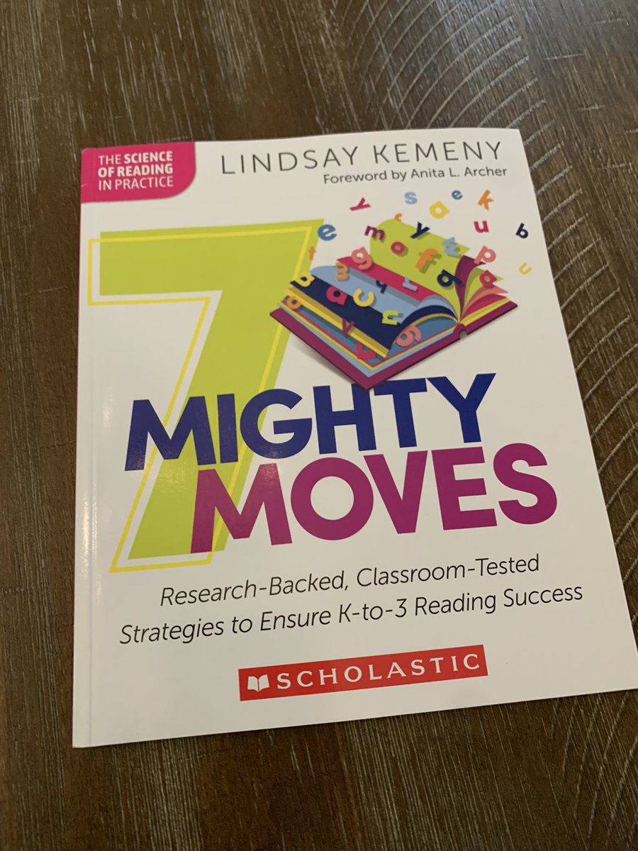 So excited that this came in the mail today before I jump on the plane tomorrow to chat LETRS with South Carolina Department of Education. <a href="/LindsayKemeny/">Lindsay Kemeny</a> This has moved to the top of my must read list!